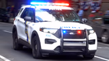 police car responding