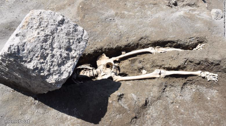 Pompeii man - meme generator image preview