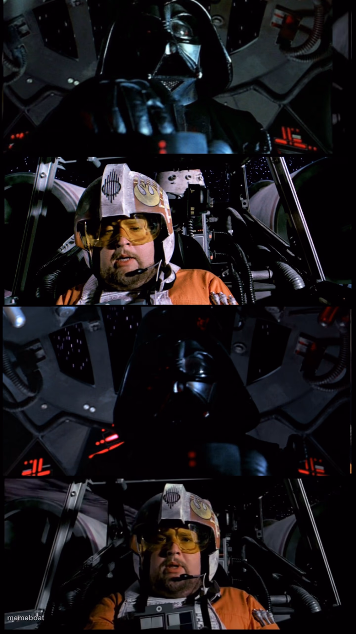 Porkins versus Vader 2 - meme generator image preview