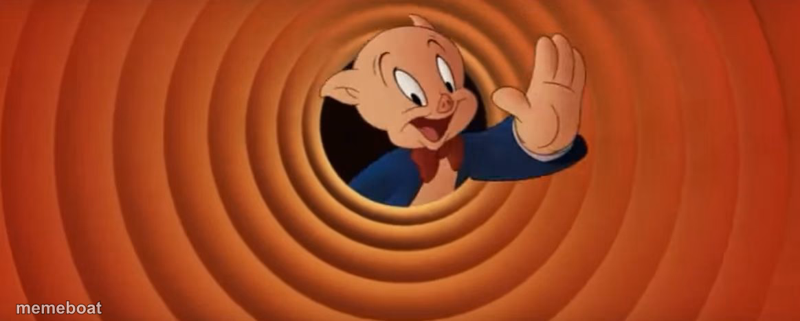 Porky Pig That's All Folks - meme generator image preview