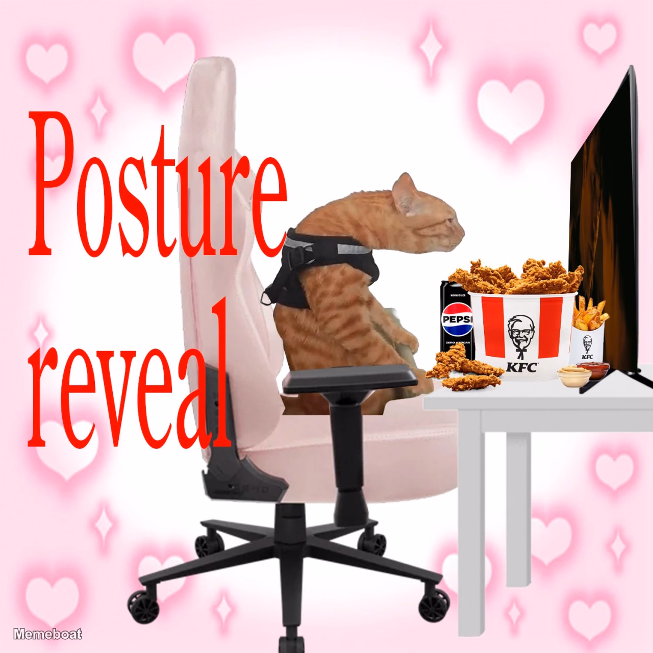 Posture Reveal - meme generator image preview
