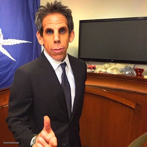 POTUS Ben Stiller - meme generator image preview