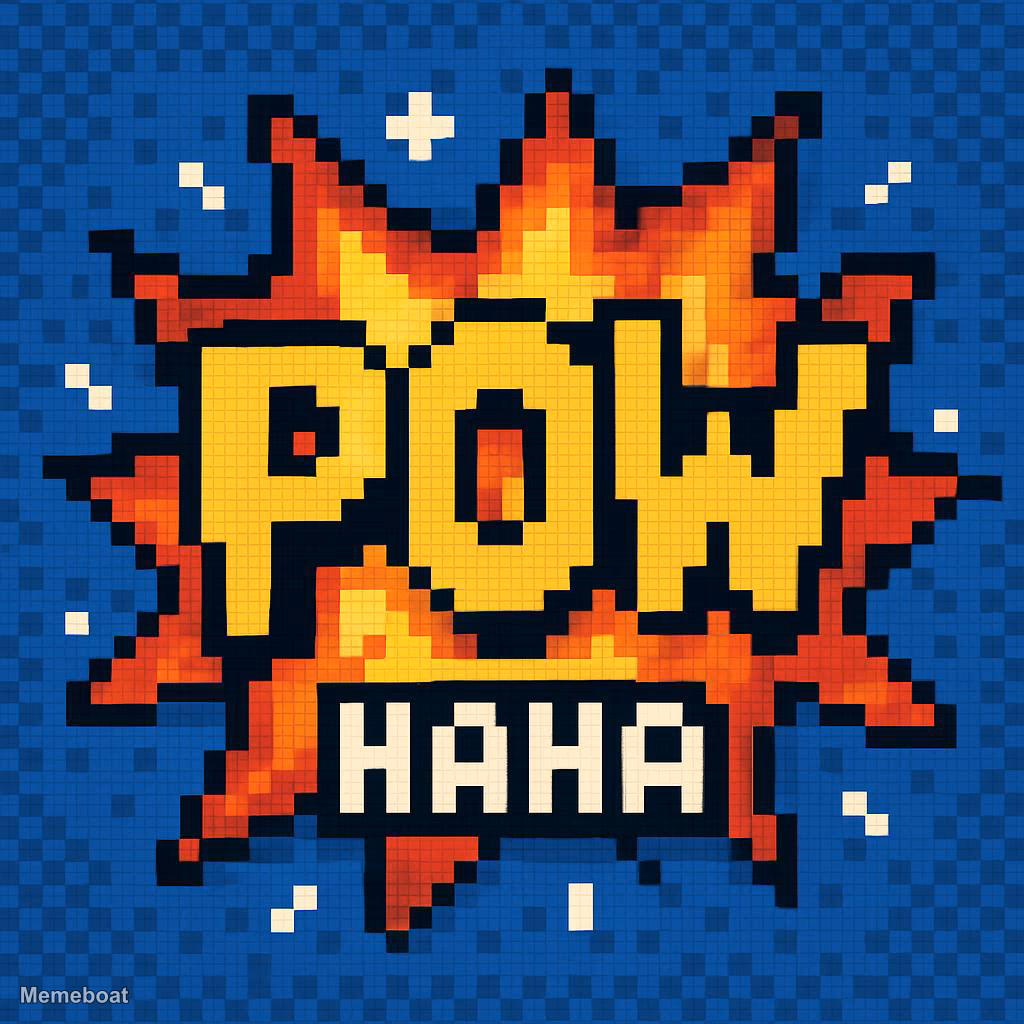 Pow Haha Explosion - meme generator image preview