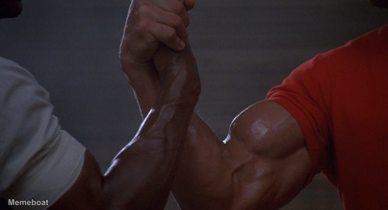 Predator Handshake - Dillon, You Son of a Bitch - meme generator image preview