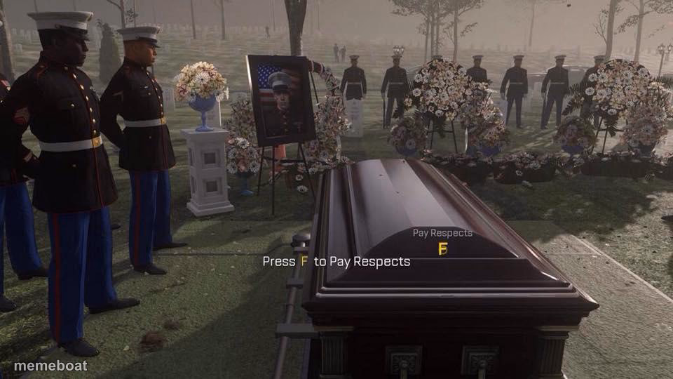 Press F to Pay Respects - meme generator image preview