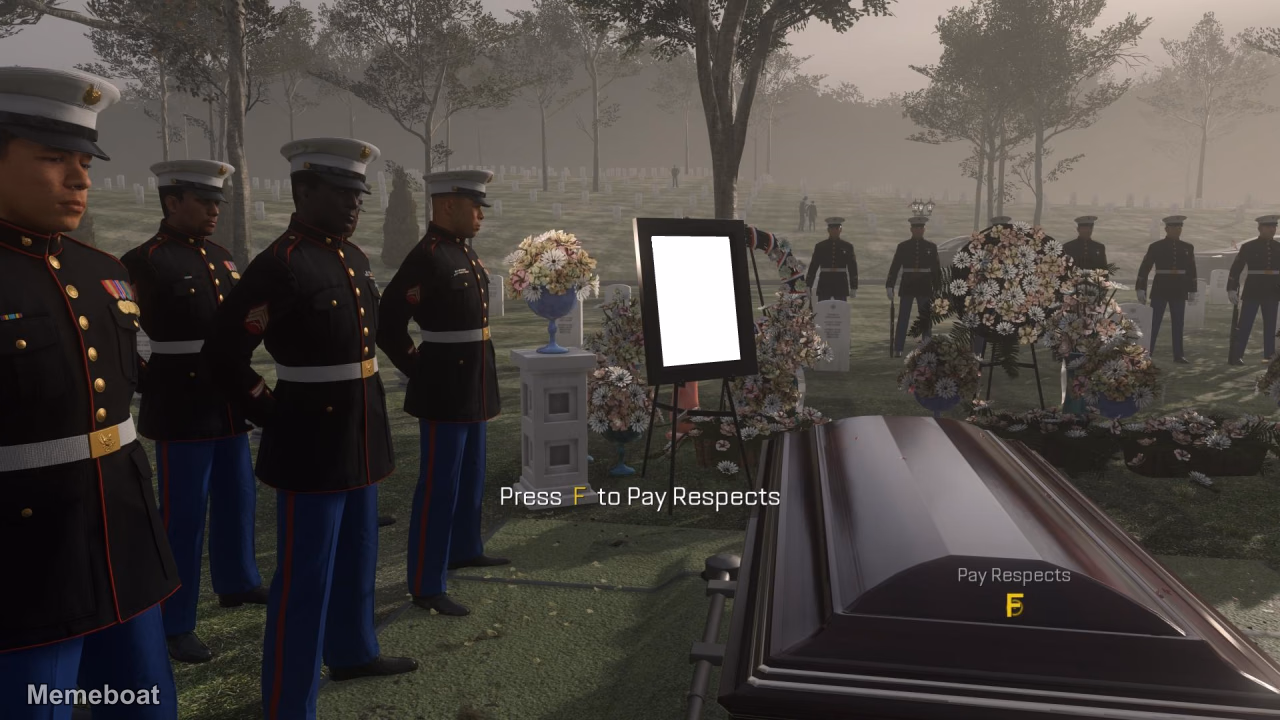 Press F to Pay Respects - meme generator image preview