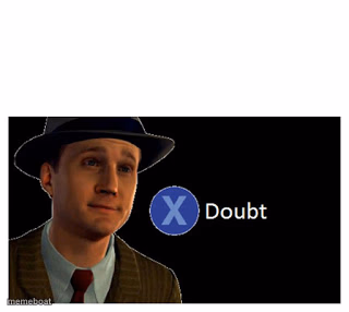 Press X to doubt with space - meme generator image preview