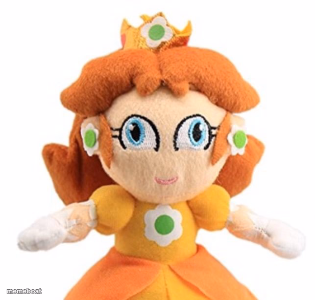 Princess Daisy Plush - meme generator image preview