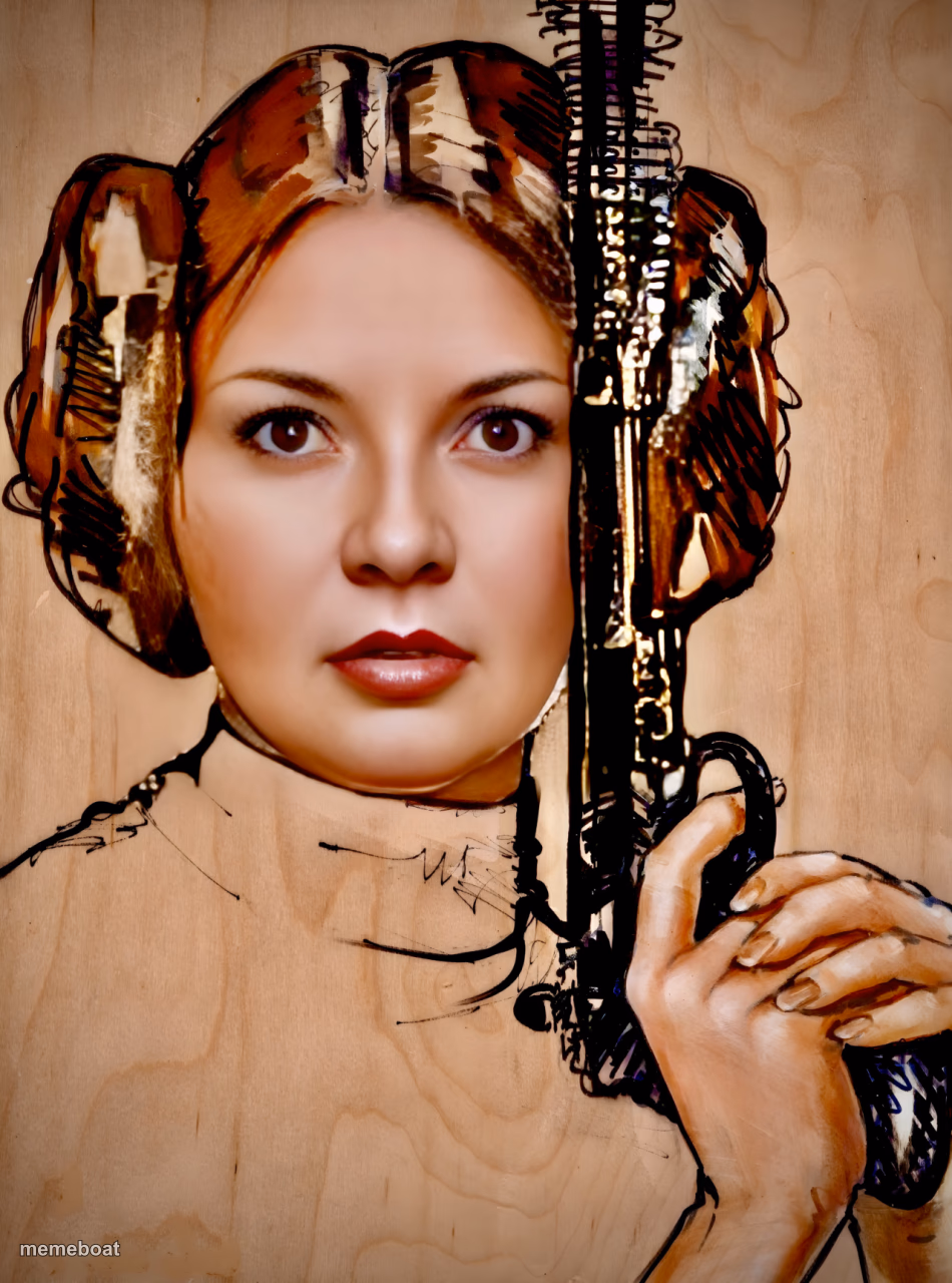 Princess Leia - meme generator image preview