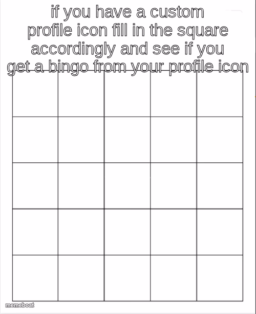 profile icon bingo - meme generator image preview
