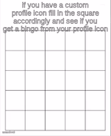 profile icon bingo