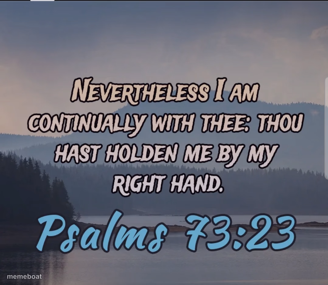 Psalms 73:23 - meme generator image preview