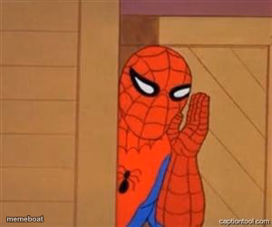 psst spiderman - meme generator image preview