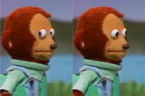 puppet Monkey looking away