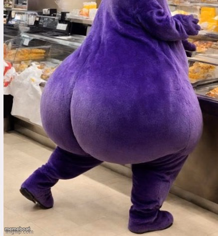 Purple Butt - meme generator image preview