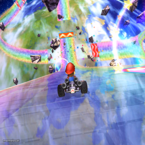 Rainbow Road 2 - meme generator image preview