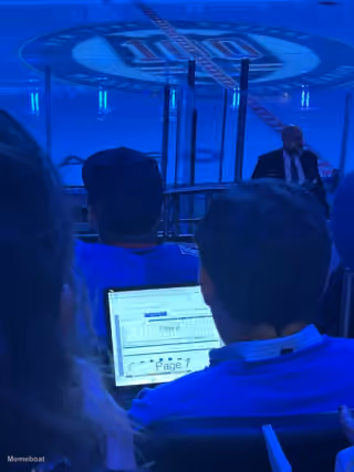 Rangers Game Laptop Guy
