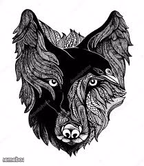 Raven ! Wolf - meme generator image preview