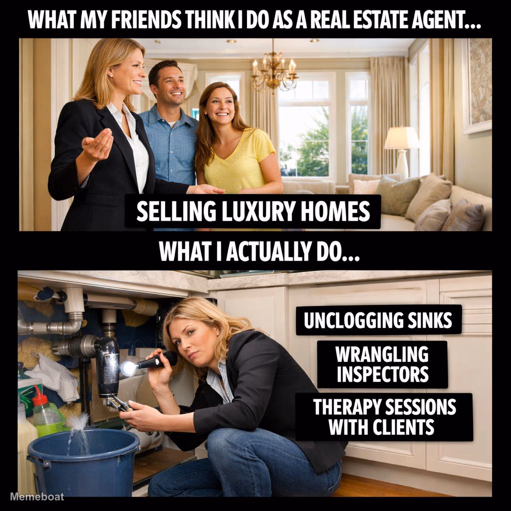 Real Estate Agent Expectations - meme generator image preview