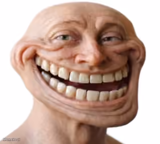 Realistic Troll Face