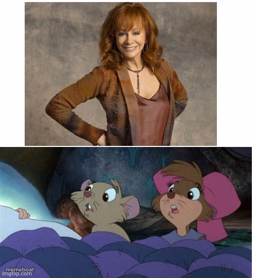 Reba McEntire And The Secret Of Nimh - meme generator image preview