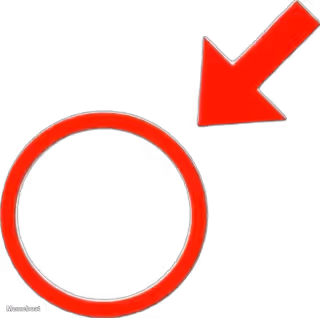 Red arrow pointing meme