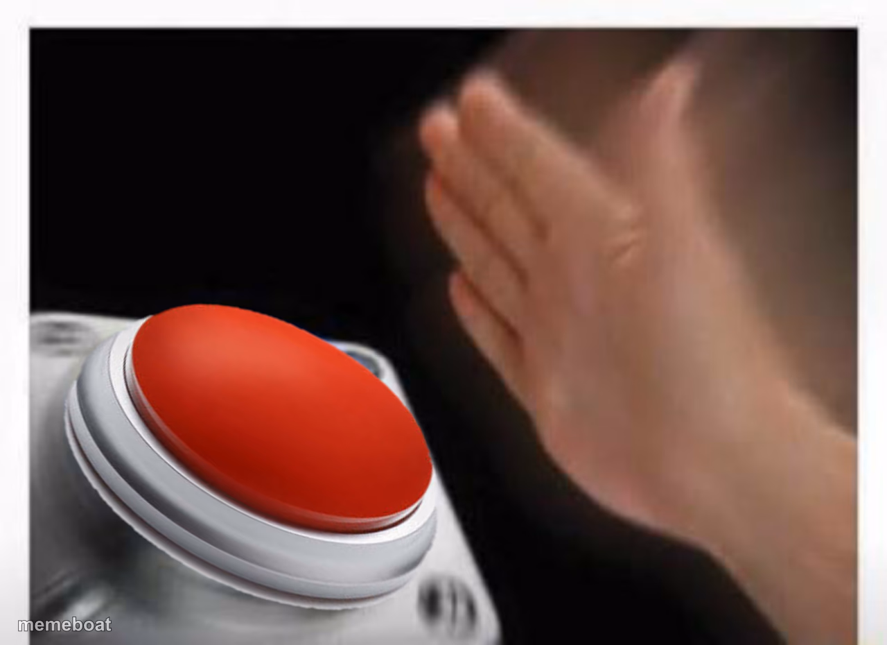 Red Button Hand - meme generator image preview