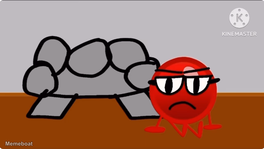 Red Circle Distraught - meme generator image preview