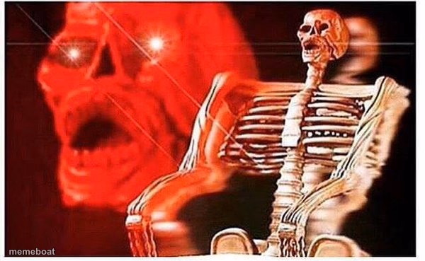 red skeleton - meme generator image preview