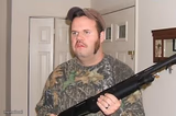 Redneck with gun