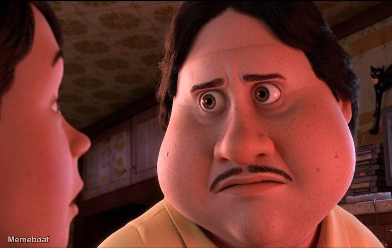 Reginald "Skull" Skulinski Stare - 'Monster House' - meme generator image preview