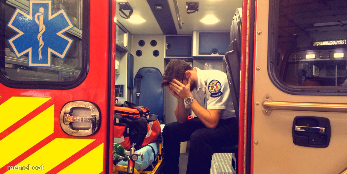 Regretful Paramedic - meme generator image preview