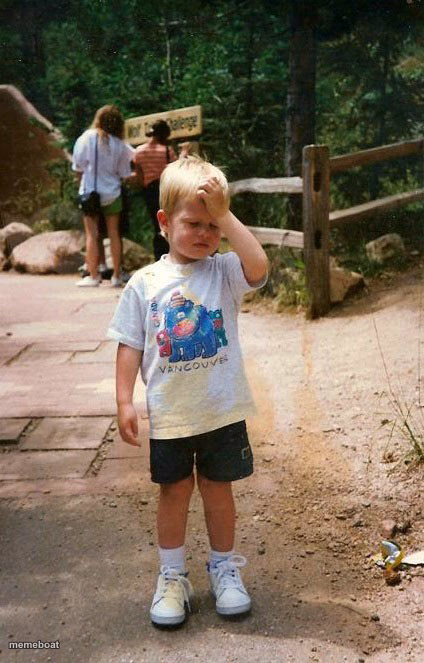 Regretful Toddler - meme generator image preview
