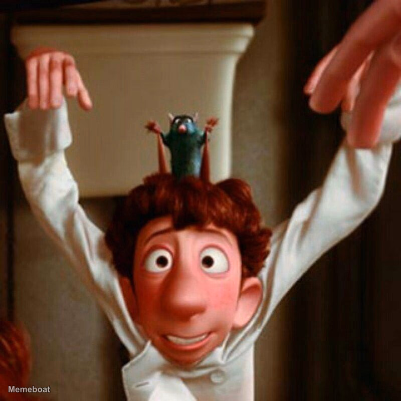 Remy Controls Linguini - "Ratatouille" - meme generator image preview
