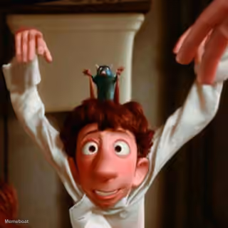 Remy Controls Linguini - "Ratatouille"