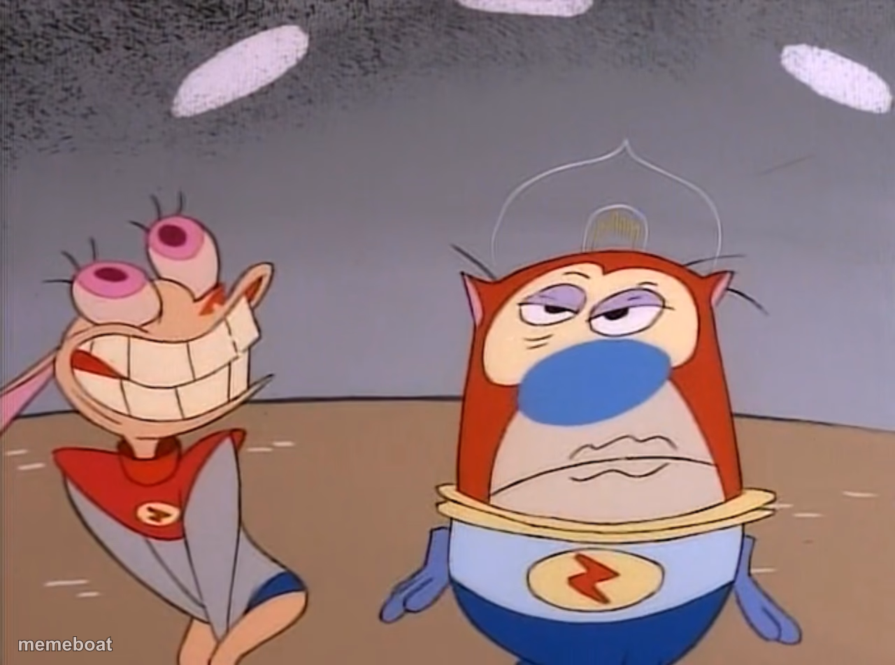 Ren and Stimpy - meme generator image preview