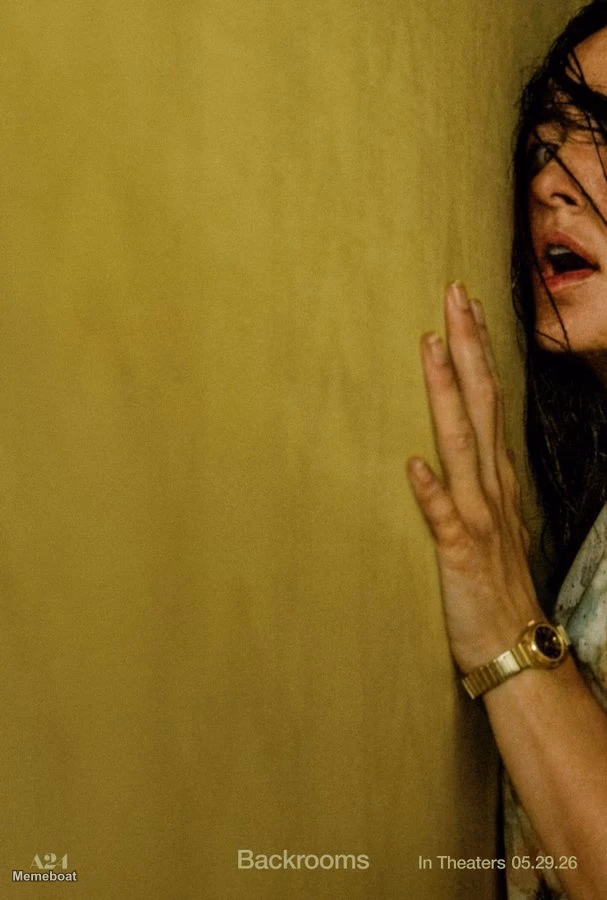 Renate Reinsve Pressed Against a Wall - Backrooms - meme generator image preview