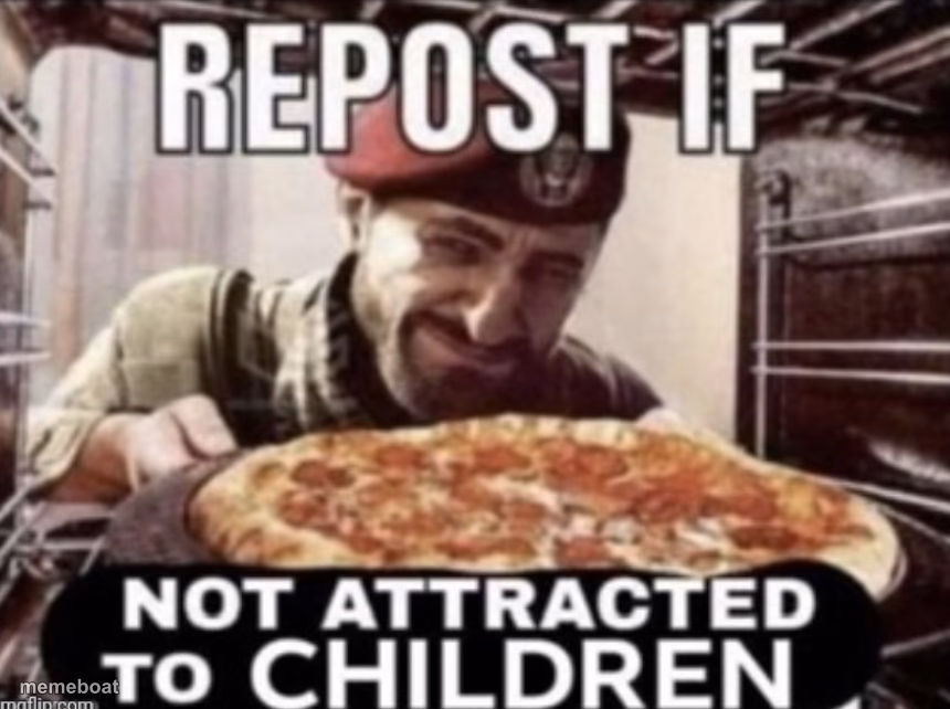Repost if not attracted to children - meme generator image preview