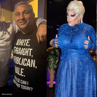 White Straight Republican Male vs Drag Queen