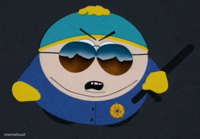 Respect My Authority Eric Cartman South Park - meme generator image preview