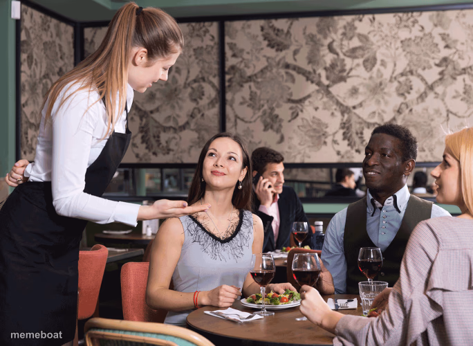 Restaurant server - meme generator image preview