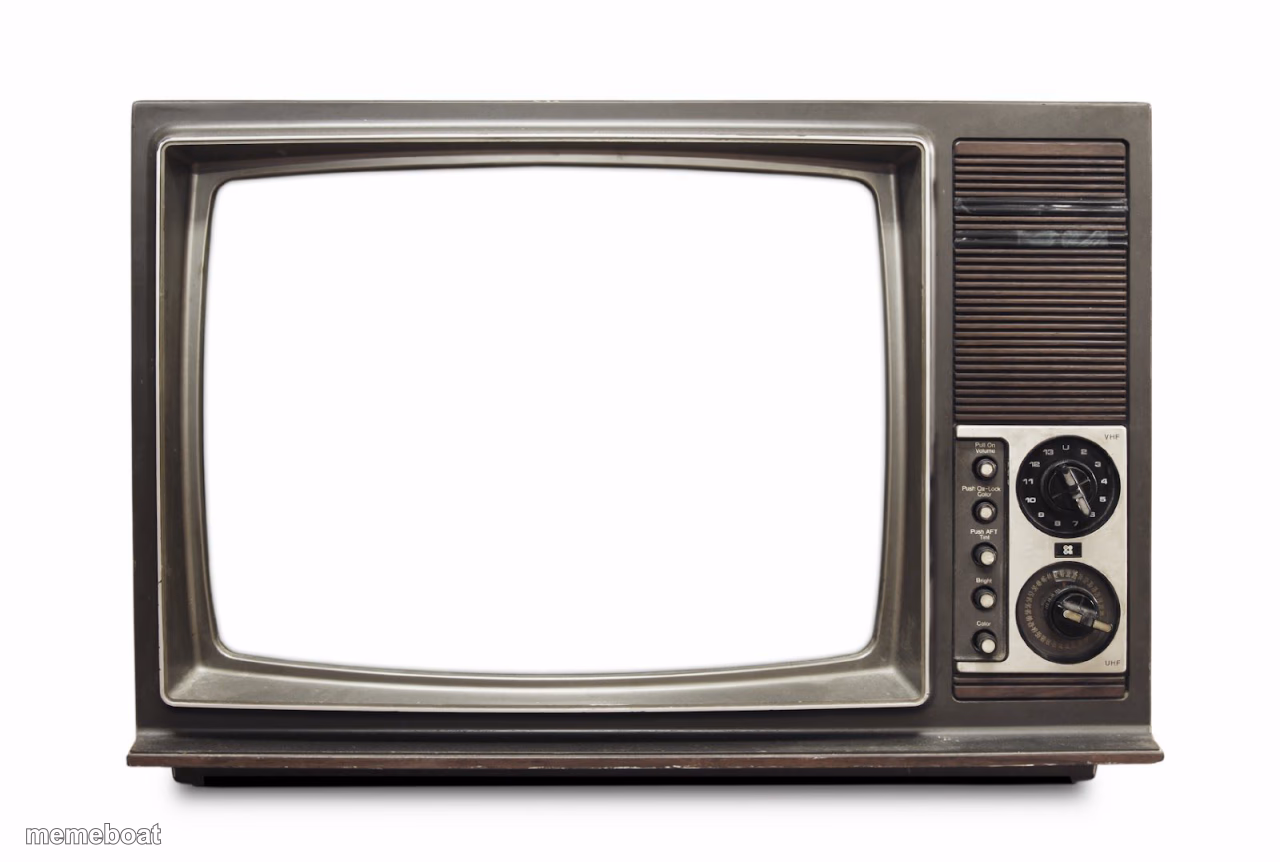 Retro TV Set - meme generator image preview