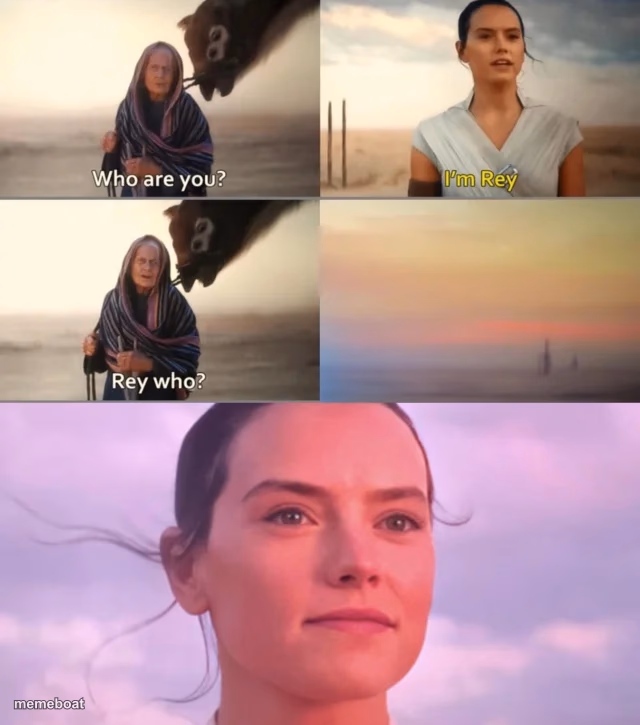 Rey Who? - meme generator image preview