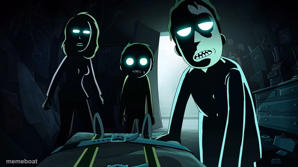 Rick and morty night family - meme generator image preview