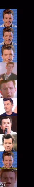 Rick Astley Becoming Confused