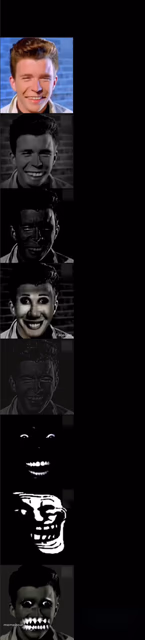 Rick Astley Becoming Demonic