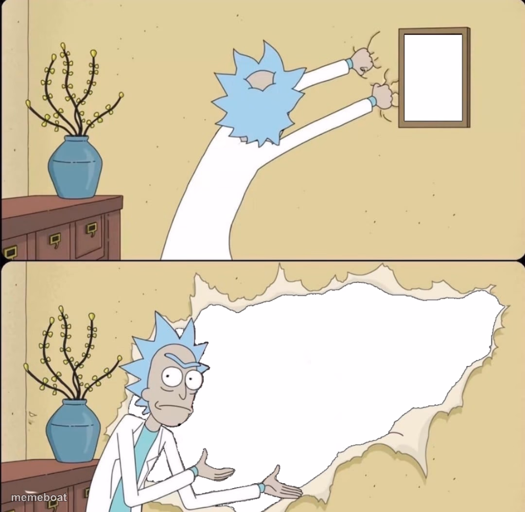 Rick Reveals Truth - meme generator image preview