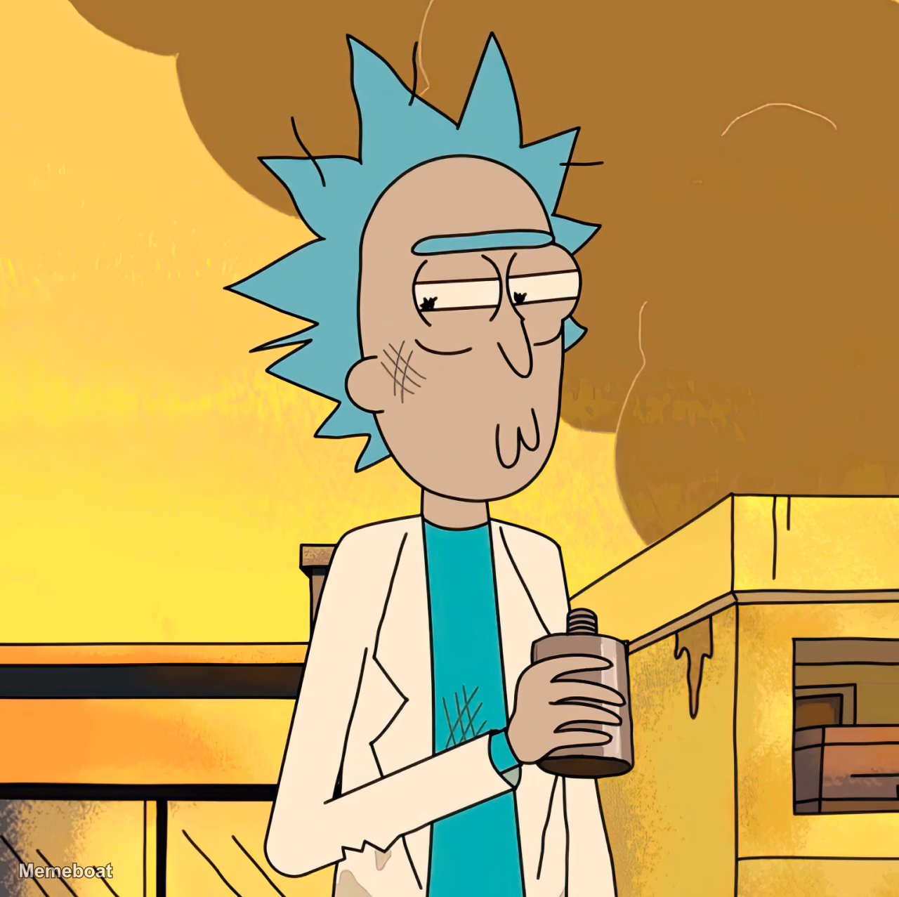 Rick Sanchez Looking Bored - meme generator image preview
