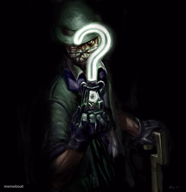 Riddle me this - meme generator image preview