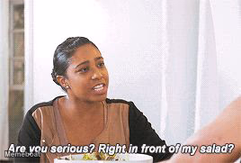 Right in front of my salad - meme generator image preview
